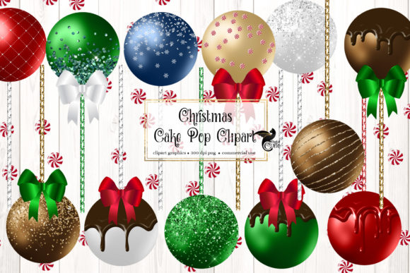 Download Christmas Cake Pops Clipart - Christmas cake Collection