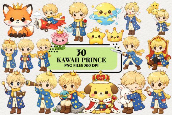 Download Kawaii Prince Sublimation Clipart - Sublimation Collection