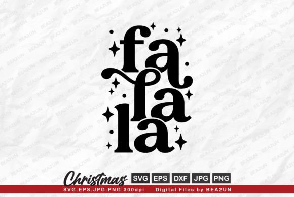 Download Fa La La Christmas Sayings SVG - Premium Bundle