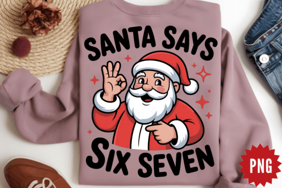 Download Santa Says Six Seven Sublimation Design - Sublimation Collection