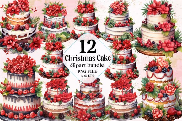 Download Christmas Cake Sublimation Clipart - Sublimation Collection