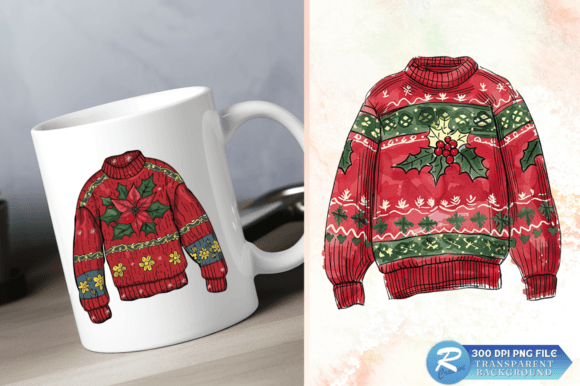 Download Ugly Sweater Clipart Sublimation Design - Sublimation Collection