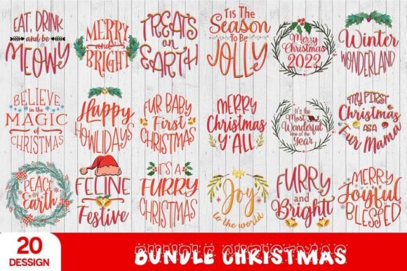 Download Christmas Ornaments Sublimation Bundle - Sublimation Collection