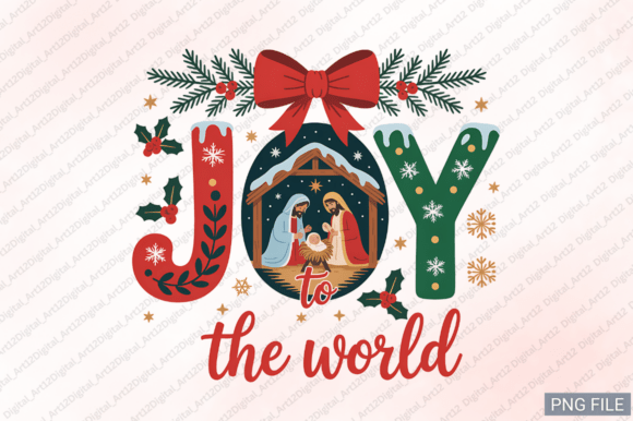 Download Joy to the World Sublimation Design - Sublimation Collection