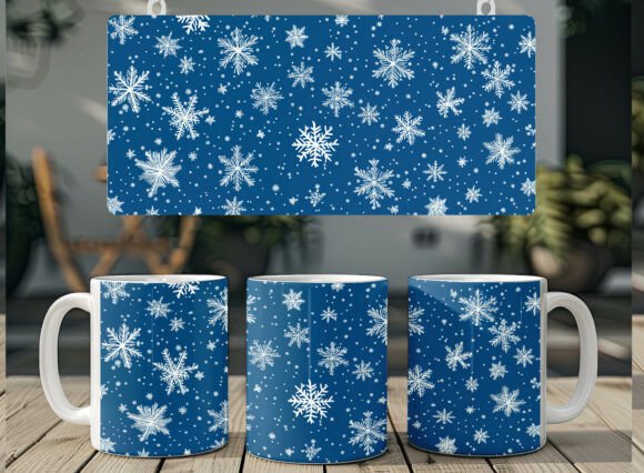 Download Christmas Snowflake Mug Sublimation PNG - Sublimation Collection
