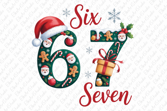 Download Six Seven Meme Christmas Png Sublimation - Sublimation Collection