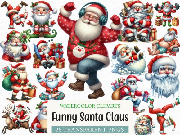 Download Funny Santa Claus Christmas Sublimation - Sublimation Collection