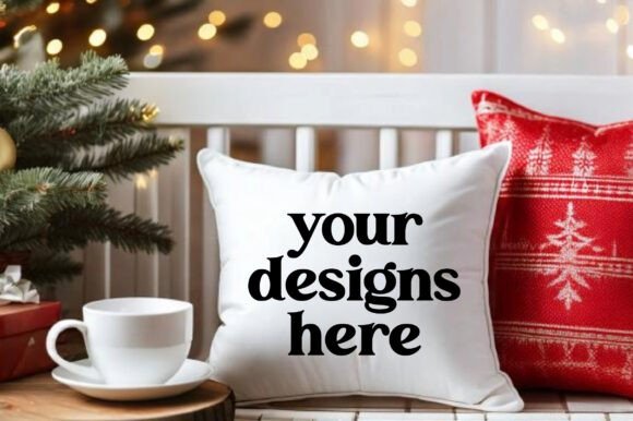 Download Christmas Pillow Mockup Vol- 3 - Pillow Collection